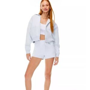 TNA Cozy Fleece Boyfriend Boxy Zip Hoodie